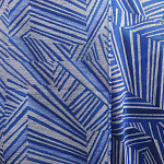 Мебельная ткань Жаккард синий принт 140 см T2-132 варинант исполнения - 2 | Loft Concept в Москве