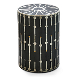 Дизайнерские приставной столик с инкрустацией Mandika Bone Inlay Stool варинант исполнения - 3 | Loft Concept в Москве