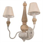 Бра с двумя конусовидными тканевыми абажурами Neighborhood варинант исполнения - 3 | Loft Concept в Москве