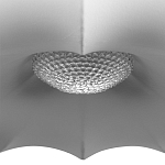 Подвесной светильник с белым фигурным абажуром и мягкими волнистыми краями Cloud Motion  варинант исполнения - 13 | Loft Concept в Москве