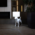 Лампа COLLECTION OF DOGS с абажуром Бультерьер варинант исполнения - 4 | Loft Concept в Москве
