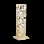 Настольная лампа прямоугольная с мозаичным хрустальным оформлением Sparks of Crystal варинант исполнения - 1 | Loft Concept в Москве