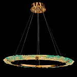 Люстра в форме кольца с цветочным декором Warm Heavenly Light варинант исполнения - 2 | Loft Concept в Москве