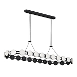 Люстра овальная с круглыми светодиодными источниками света Maxine Light варинант исполнения - 9 | Loft Concept в Москве