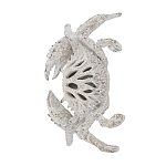 Статуэтка краб с детализированной текстурой в белом цвете Marine Accessories варинант исполнения - 1 | Loft Concept в Москве