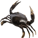 Статуэтка из бронзы в виде краба Animals Bronze варинант исполнения - 3 | Loft Concept в Москве