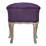 Кресло низкое в стиле прованс Louis French Armchair purple flax варинант исполнения - 3 | Loft Concept в Москве