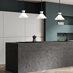 Подвесной светильник с белым стеклянным конусным плафоном Alora Mood варинант исполнения - 7 | Loft Concept в Москве