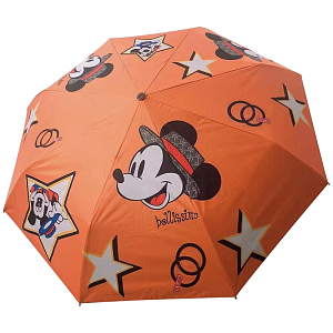Зонт раскладной GUCCI дизайн 007 Оранжевый цвет