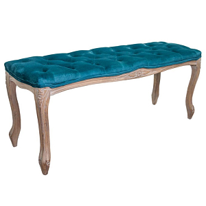 Банкетка French Provence Farmhouse Bench turquoise