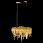 Люстра подвесная с металлическими цепочками и изогнутыми металлическими дугами 72 см Atlantis Chain варинант исполнения - 13 | Loft Concept в Москве