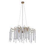 Люстра c подвесками из прозрачного хрусталя Диаметр 85 см FAIRYTREE Light варинант исполнения - 2 | Loft Concept в Москве