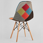 Стул с обивкой в технике пэчворк DSW варинант исполнения - 5 | Loft Concept в Москве