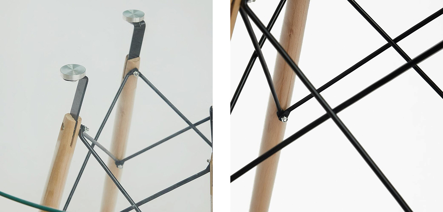 Стол DSW glass table - Loft-Concept в Москве