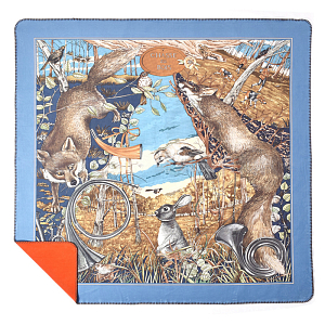 Плед Hermes Forest Hunting Plaid