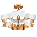 Люстра фигурная в сочетании белого и золотого цвета Shapes Inspired by Nature варинант исполнения - 2 | Loft Concept в Москве