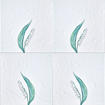 Плитка с узором Ландыш варинант исполнения - 1 | Loft Concept в Москве