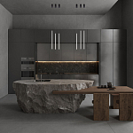 Подвсеной светильник светодиодный металлический цилиндрической формы черный Trumpet tube варинант исполнения - 4 | Loft Concept в Москве