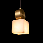 Подвесной светильник светодиодный с квадратным плафоном Stone Helios варинант исполнения - 2 | Loft Concept в Москве