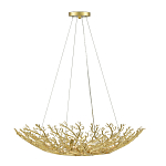 Люстра в форме золотой чаши из кораллов Coral Decor варинант исполнения - 2 | Loft Concept в Москве