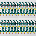 Плитка дизайнерская Фруктовый лес варинант исполнения - 1 | Loft Concept в Москве