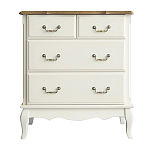 Комод с 4-мя большими ящиками из массива берёзы Interiors Romance варинант исполнения - 2 | Loft Concept в Москве