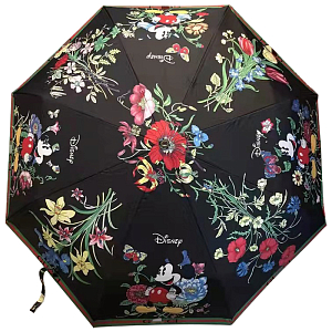 Зонт раскладной GUCCI дизайн 003 Черный цвет