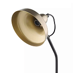 Настольная лампа с плафоном в форме купола в сочетании черного и золотистого цвета Minimalist Execution варинант исполнения - 4 | Loft Concept в Москве