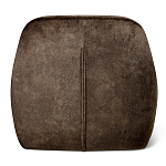 Барный стул со спинкой и подлокотниками на 4-х деревянных ножках Douglas Rhombus Коричневый Велюр варинант исполнения - 4 | Loft Concept в Москве