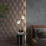 Гипсовая 3D панель с принтографией PM-30 варинант исполнения - 6 | Loft Concept в Москве