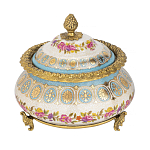 Шкатулка фарфоровая с цветочной росписью Eden Garden варинант исполнения - 1 | Loft Concept в Москве