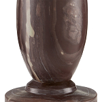 Настольная лампа из мрамора с тканевым абажуром Seductress варинант исполнения - 1 | Loft Concept в Москве