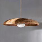 Люстра круглая из ротанга Long Lasting Chandelier варинант исполнения - 2 | Loft Concept в Москве