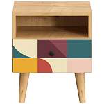 Прикроватная тумба с изображением на ящике Elise Nightstand варинант исполнения - 2 | Loft Concept в Москве