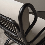 Дизайнерское кресло из ротанга Gio Ponti CONTINUUM D.163.7 BY BONACINA 1889 Armchair варинант исполнения - 4 | Loft Concept в Москве