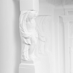 Встраиваемый в стену гипсовый светильник под покраску с колоннами и арками в античном стиле Antiquity Athena варинант исполнения - 12 | Loft Concept в Москве