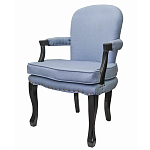 Кресло Aubrey Classical Armchair blue flax варинант исполнения - 3 | Loft Concept в Москве