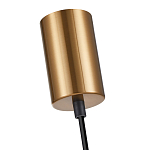 Подвесной светильник со стеклянным плафоном янтарного цвета Prestige варинант исполнения - 5 | Loft Concept в Москве