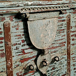 Большой Индийский сундук Бирюзовый цвет Loft-Concept  варинант исполнения - 1 | Loft Concept в Москве