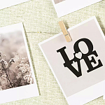 Рамка для фото с подсветкой c деревянными прищепками в комплекте Photo Backlight варинант исполнения - 4 | Loft Concept в Москве