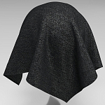 Мебельная ткань Шенилл черный цвет 138 см T4-35 варинант исполнения - 8 | Loft Concept в Москве