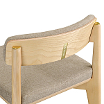 Барный стул из массива ясеня Elegant Ash Shape варинант исполнения - 1 | Loft Concept в Москве