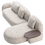 Модульный Диван Orus с кушеткой и столиком варинант исполнения - 3 | Loft Concept в Москве