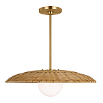 Люстра круглая из ротанга Long Lasting Chandelier варинант исполнения - 1 | Loft Concept в Москве