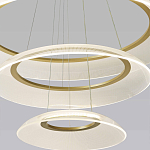 Люстра подвесная с 3-мя кольцевыми светодиодными лампами Catcher варинант исполнения - 3 | Loft Concept в Москве