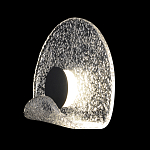 Бра из текстурированного прозрачного стекла с изогнутым краем Textured Glass  варинант исполнения - 1 | Loft Concept в Москве