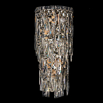 Бра с каскадом из прозрачного хрусталя и корпусом из металла цвета хром Constant Sparks варинант исполнения - 5 | Loft Concept в Москве