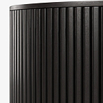 Черный приставной стол с местом для хранения Smart Textured Table варинант исполнения - 3 | Loft Concept в Москве