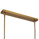 Люстра линейная полукруглой формы Wooden Horseshoe варинант исполнения - 5 | Loft Concept в Москве