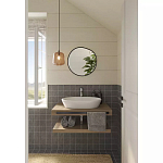 Зеркало круглое с асимметрией Light Reflection варинант исполнения - 2 | Loft Concept в Москве